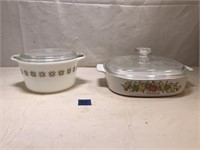 Vintage Pyrex Casserole Dishes