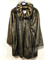 Pamela McCoy Faux Fur Coat