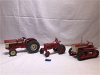 Vintage McCormick & Ertl Die Cast Toy Tractors