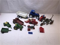 Lot of Toy Tractors