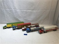 Lot of Tractor Trailer Trucks, Winross and More