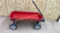 Vintage Radio Flyer 89 classic red wagon, solid