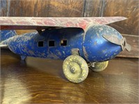 Early Child's Metal Toy Plane