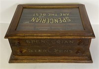 Spencerian Steel Pen Advertising Box