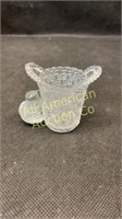 Wright glass "Little Chick" toothpick holder
