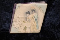 Antique Victorian Celluloid Photo Album 5" x 5 1/2