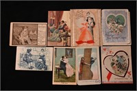 1907 - 1910 Valentines Postcards and Cards.