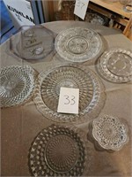 Glass Platters Plates