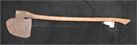 1800's Broad Axe Made by a Blacksmith.  The axe me