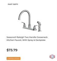 kitchen faucets Lot of 50 pcs Seasons® Raleigh