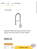 kitchen faucets Lot of 20 pcs Seasons® Westwind