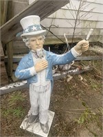 NICE CONCRETE UNCLE SAM GARDEN STATUE