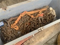 BOX OF MIX CHAINS / CHAIN BINDERS