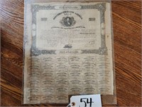 1881 Confederate Loan, $500. Bond Certificates