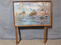 John Macleod Duck Painted Tv Dinner Tray/Table