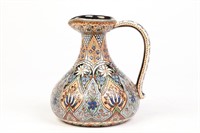 A Detailed Antique Moroccan Safi Pottery Ewer