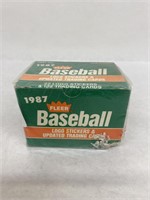 1987 Fleer Baseball Card Set, Sealed