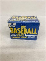 1990 Fleer Baseball Card Set, Sealed