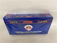 1989 Score Baseball Card Set, Sealed