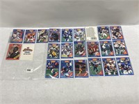 (21) NFL Pro Set Cards