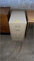 Two drawer filing cabinet