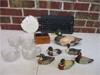 Lot of Ducks/Glass/Cups & More