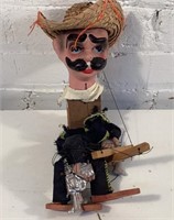 Vintage handmade Mexican marionette
