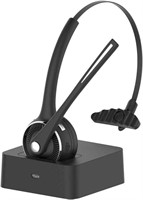 Office Headset w/ Mic, Noise Cancelling, Bluetooth