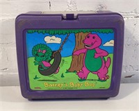 1992 Barney and Babybop lunchbox with thermos