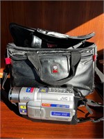 JVC camcorder Solidex bag extra batteries & more