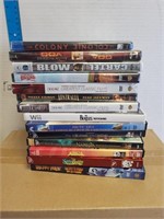 Group of dvds mostly unopened
