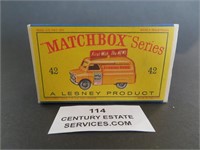 A Lesney Matchbox Diecast Toy Van