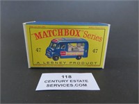 A Lesney Matchbox Diecast Toy Ice Cream Truck