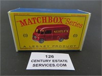 A Lesney Matchbox Diecast Toy Nestle's Van
