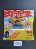 A Mini-Marx Blazers Super Speed Wheels Toy Car