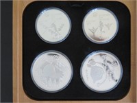 A 1974 RCM Olympic Silver 4 Coin Proof Set