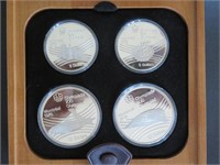 A 1976 RCM Olympic Silver 4 Coin Proof Set