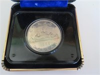 A RCM 1969 Nickel Proof Dollar in Case