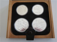 A 1974 RCM Silver Olympic 4 Coin Proof Set