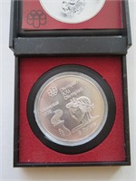 A 1974 Montreal Olympic $5 Silver Coin