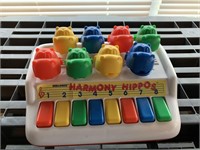 Vintage Harmony Hippos Toy