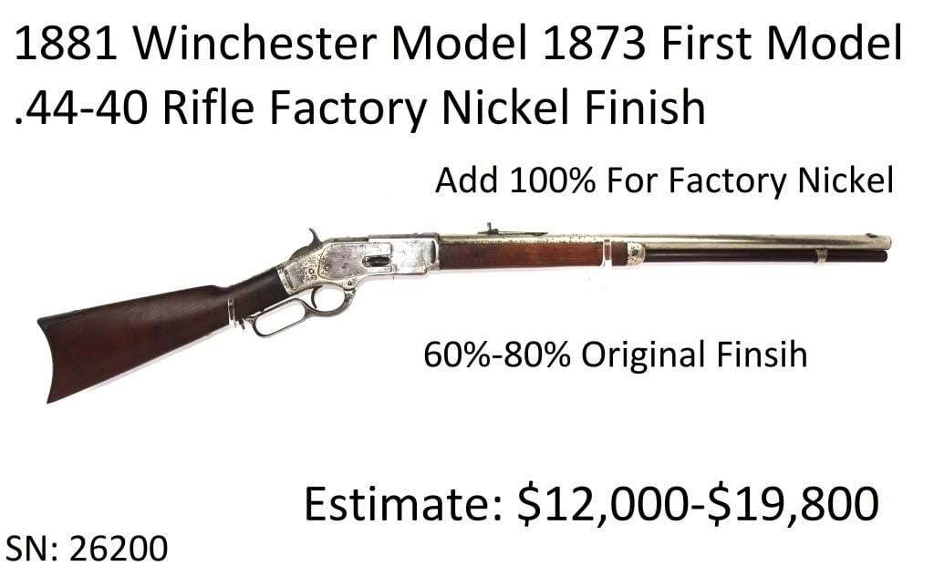 March. 18th-19th Texas Rancher Rare Firearm & Coin Sale!