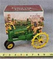 1/16 John Deere A Tractor w/ Farmer - Foxfire