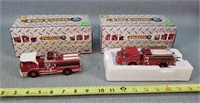 2- 1/50 Corgi Fire Trucks