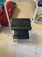 Cosco Step Ladder Has Paint On It