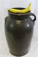 Vintage 18" Stoneware Milk Jug