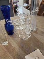 Glass Vases & Angel Tree Topper