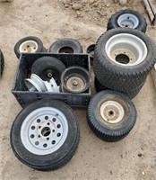 Lot Of Misc. Tires And Rims