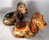 Ceramic Dog Statutes
