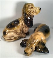 Ceramic Dog Statutes
